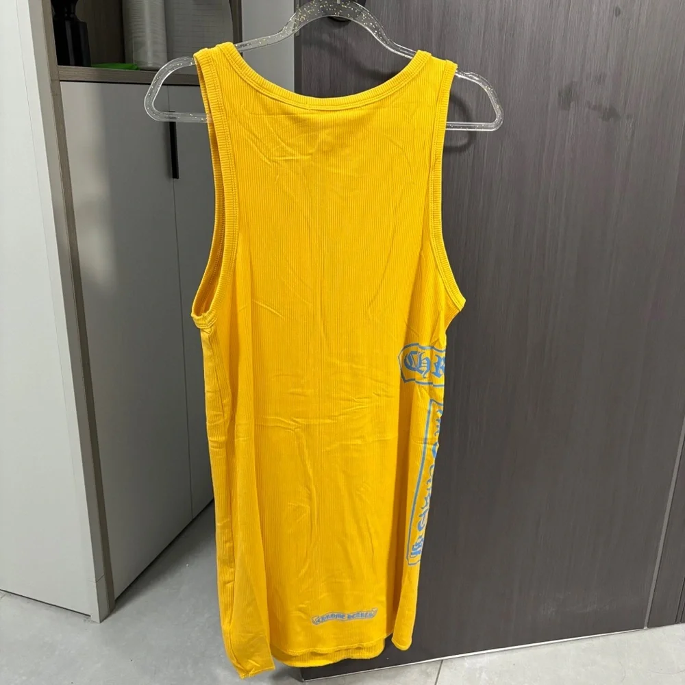 Chrome Hearts yellow sleeveless dress - Picture 2 of 7